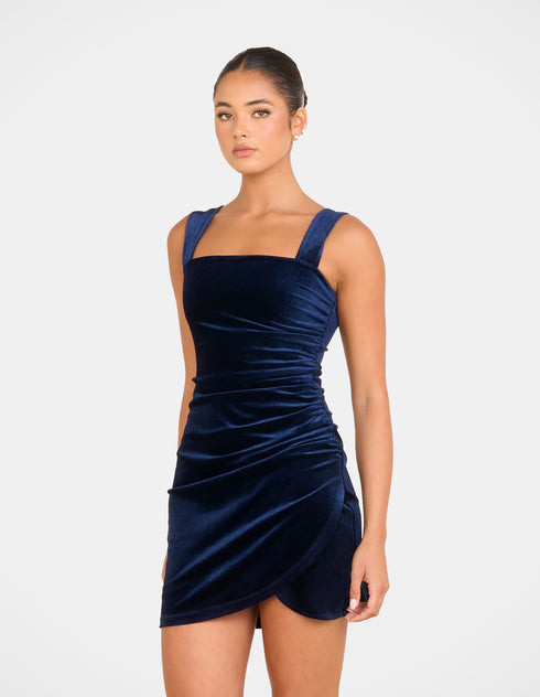 Emerie Gathered Mini Dress